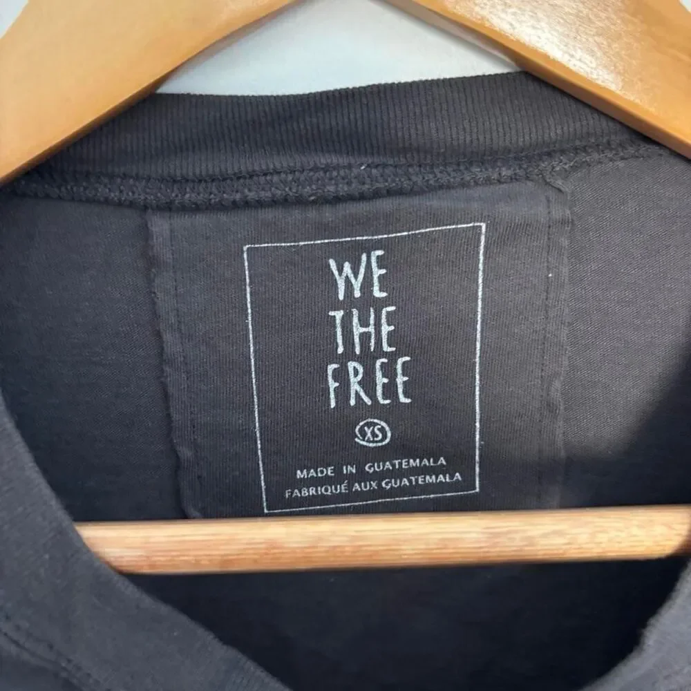 Free-people Women's Black and Grey Blouse